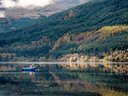 Blue Boat on Loch Lomond